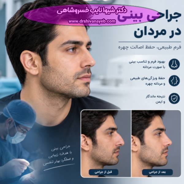 جراحی بینی مردانه در تبریز